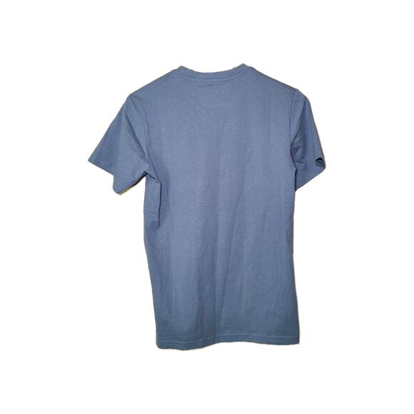 Everlane 100% Cotton Slate Blue Men's Short Sleeve Crew Neck Shirt Size XS - Picture 2 of 7